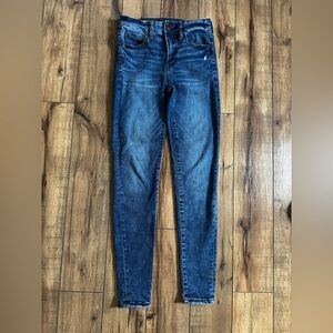 American Eagle Hi-Rise Jegging Blue Jeans Women's Size 2